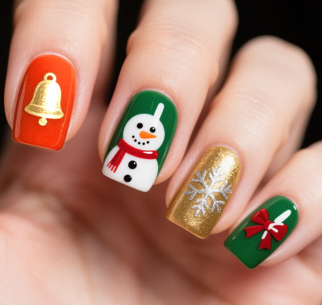 Creative Themed Press-On Nail Art Kalsten