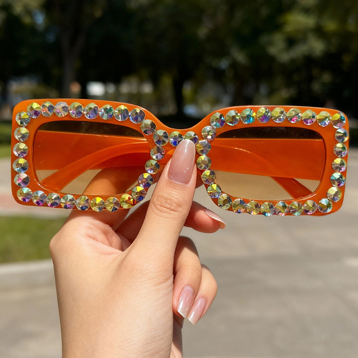 Decorative Rhinestone-Embellished Sunglasses Kalsten