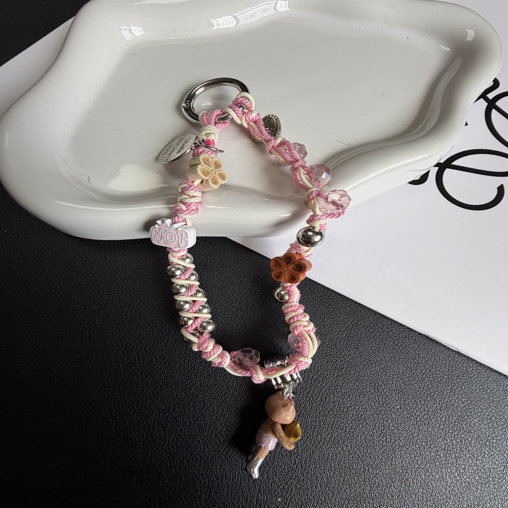 Decorative Beaded Charm Keychain Kalsten 1790135678