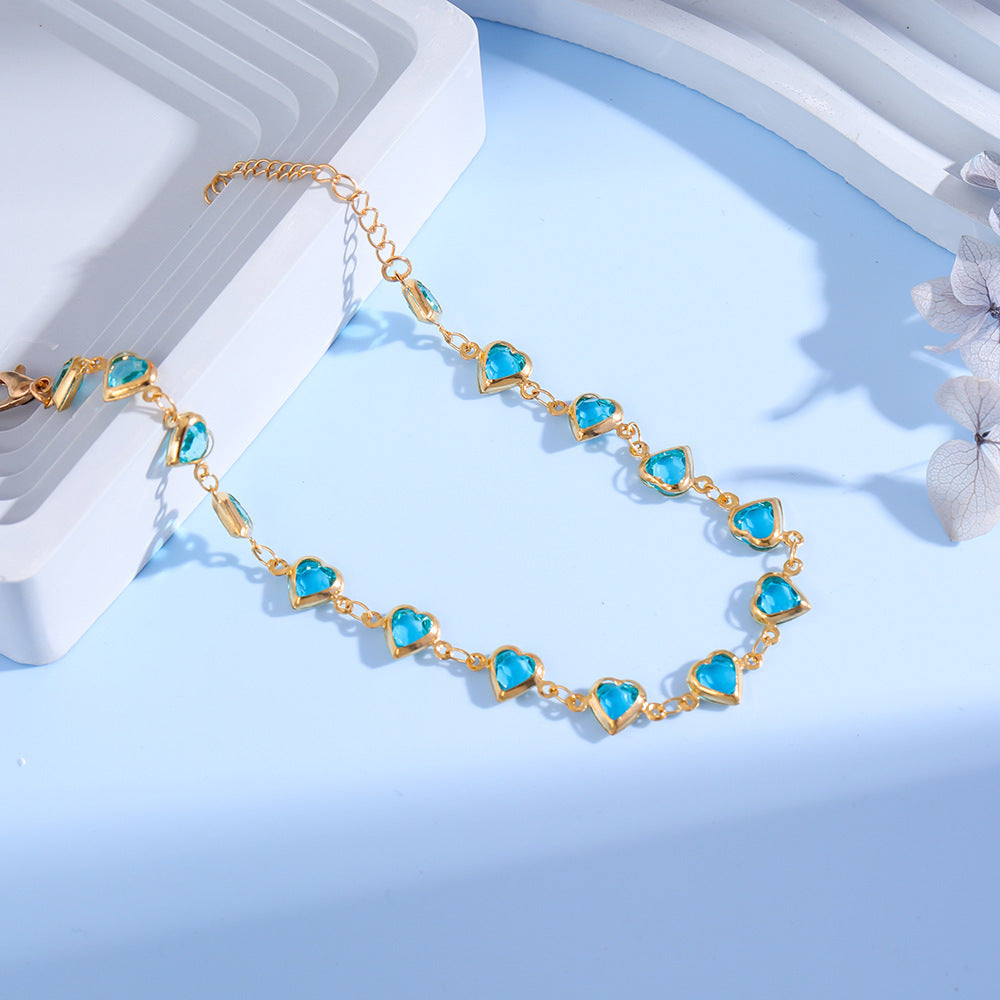 Heart-Shaped Charm Bracelet Kalsten