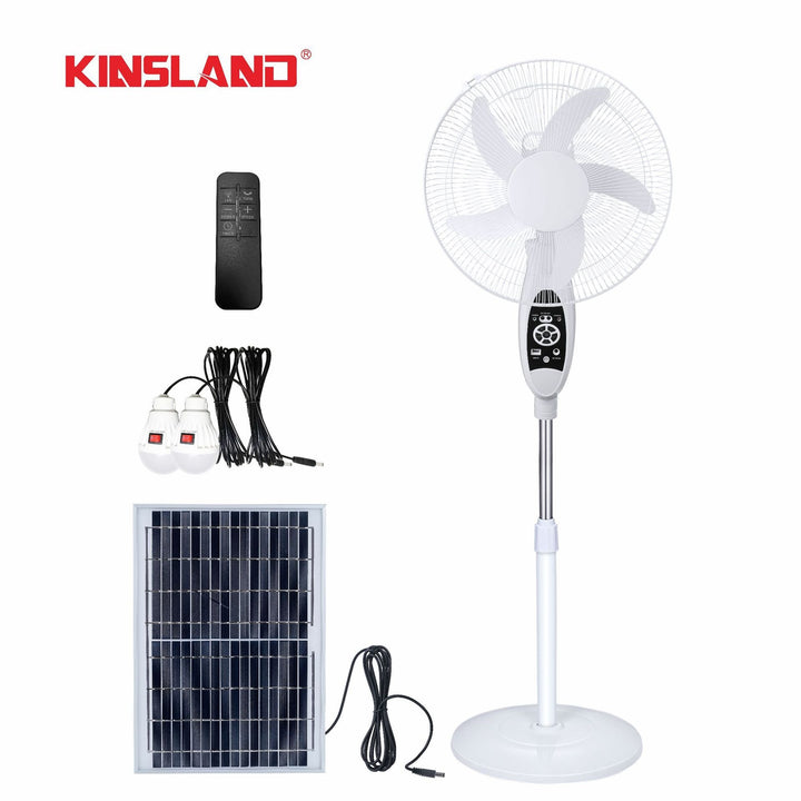 Women's Solar-Powered Stand Fan Kalsten