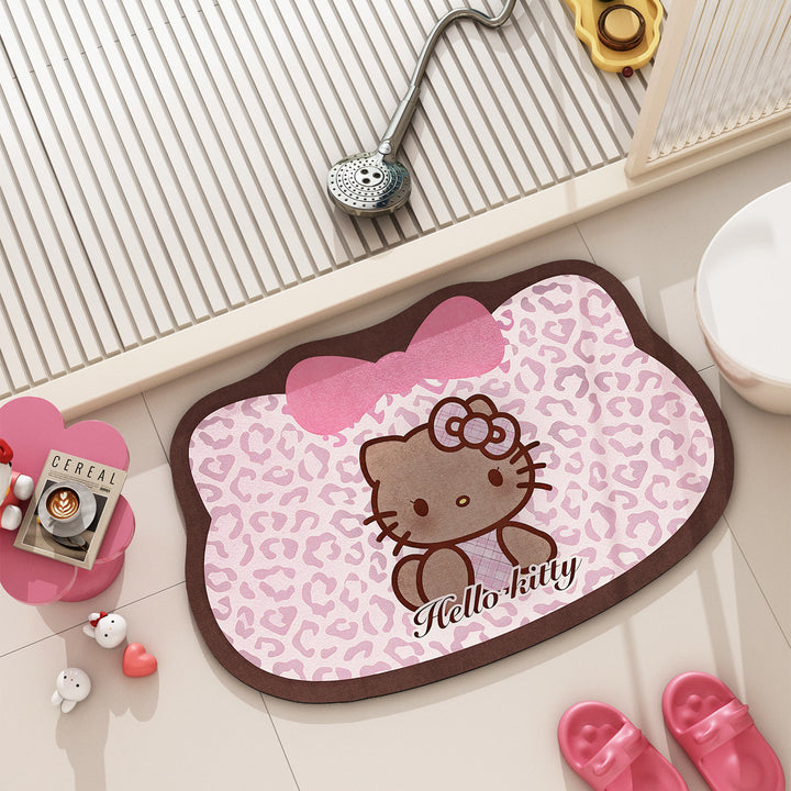 Cartoon-Themed Bath Mat