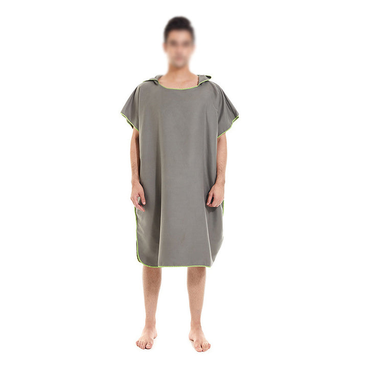 Hooded poncho with practical pockets and quick-drying material Kalsten