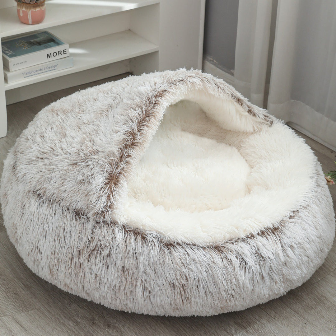Women's cozy round pet bed Kalsten