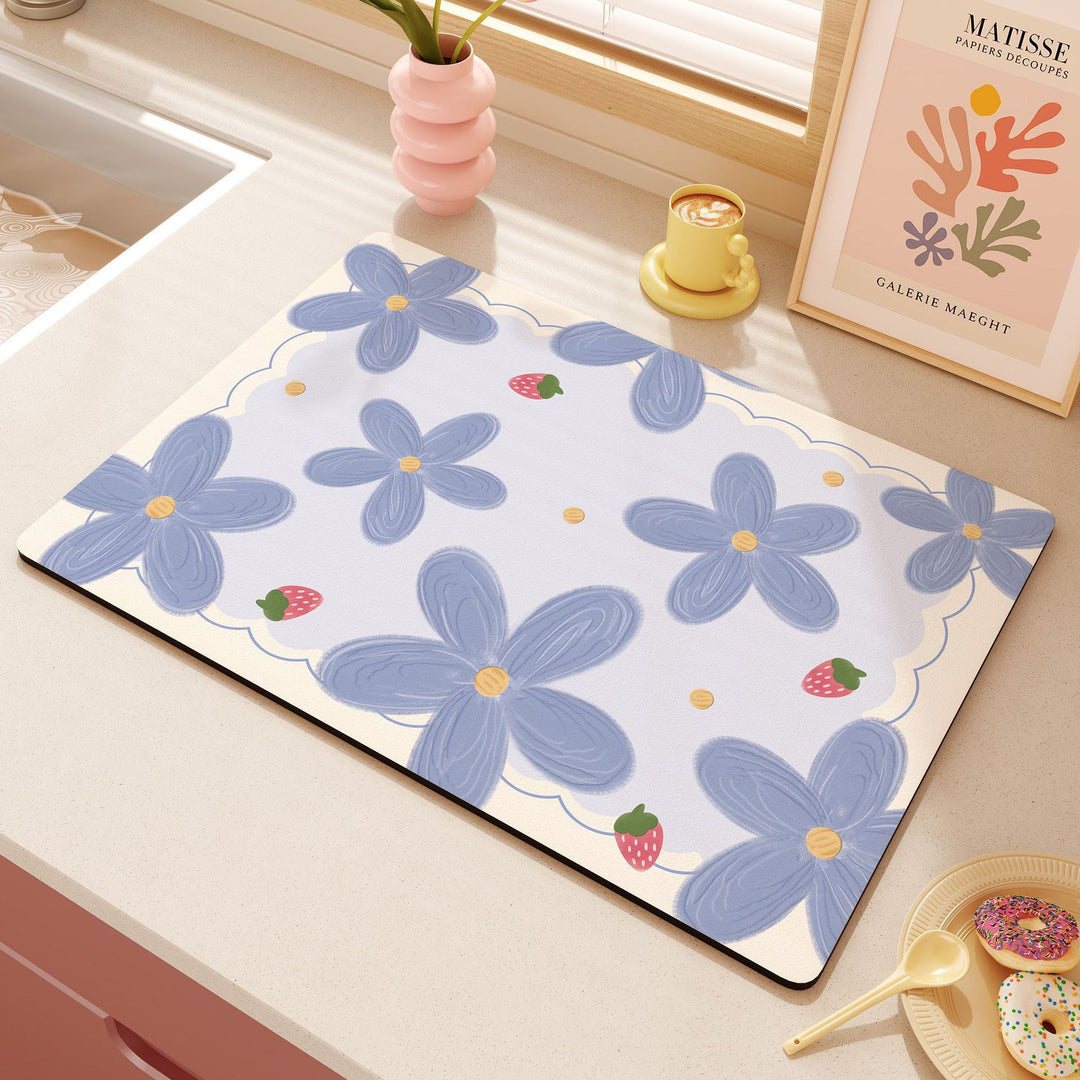 Cute Heart-Themed Kitchen Mat Kalsten