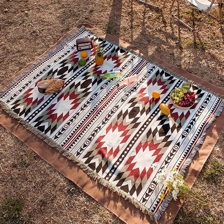 Bohemian-Style Outdoor Picnic Blanket
