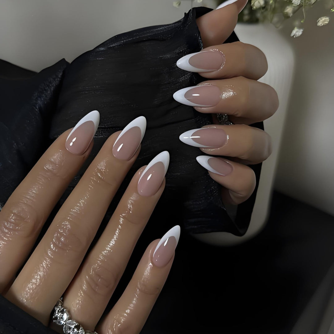 Elegant and Stylish French Design Nail Art Kalsten