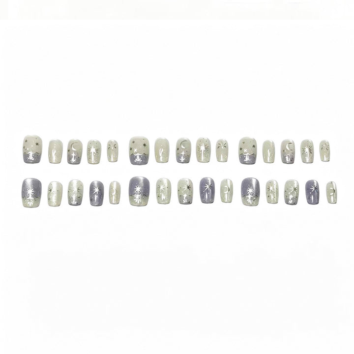Celestial Themed Press-On Nail Set Kalsten