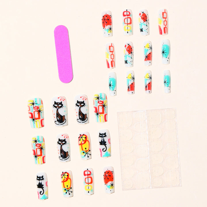 Artistic Abstract Nail Art Set Kalsten