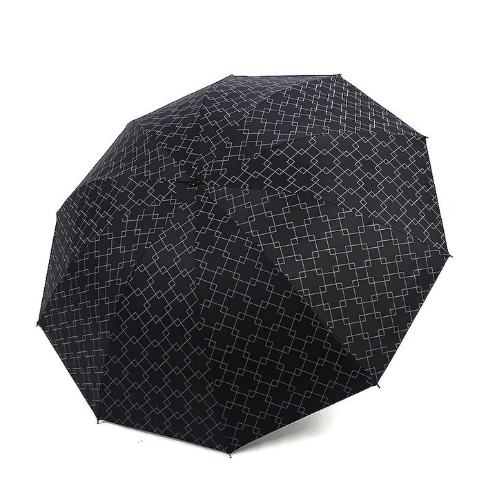 Women's Folding Umbrella with Modern Geometric Pattern Kalsten