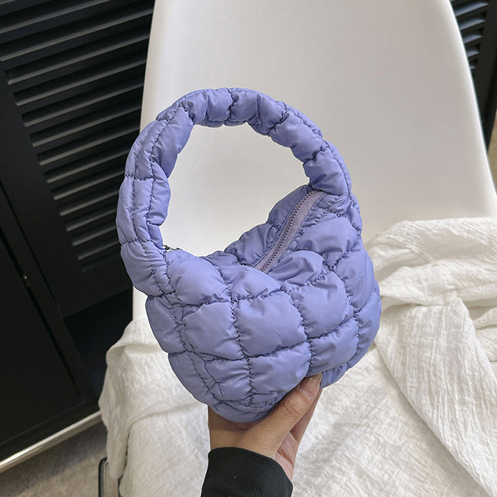 Quilted Puffer Handbag