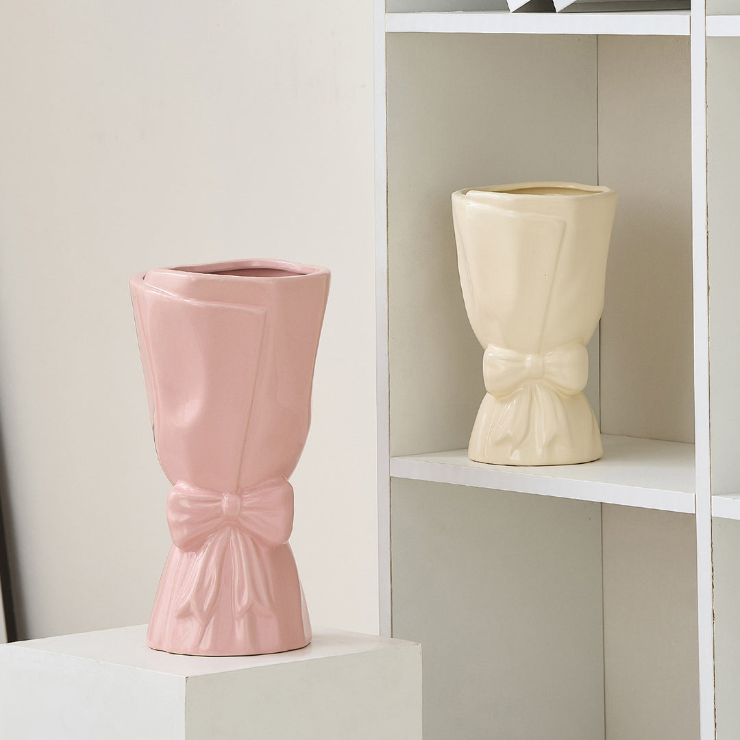 Elegant ceramic flower vase Kalsten
