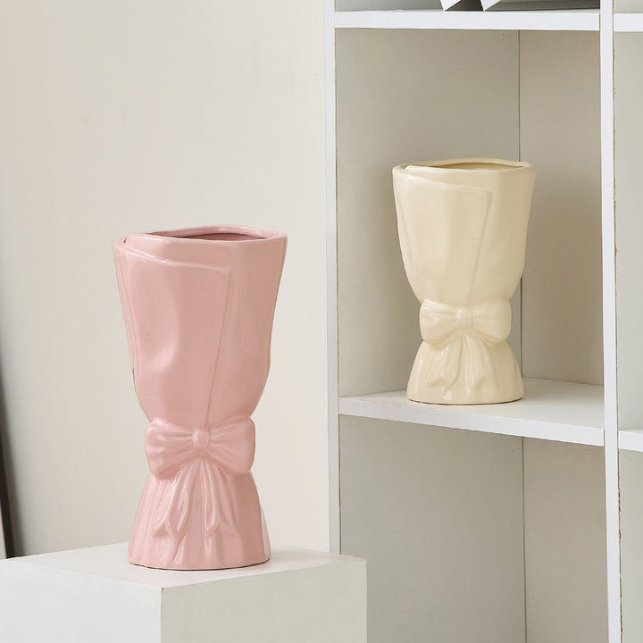 Elegant ceramic flower vase Kalsten