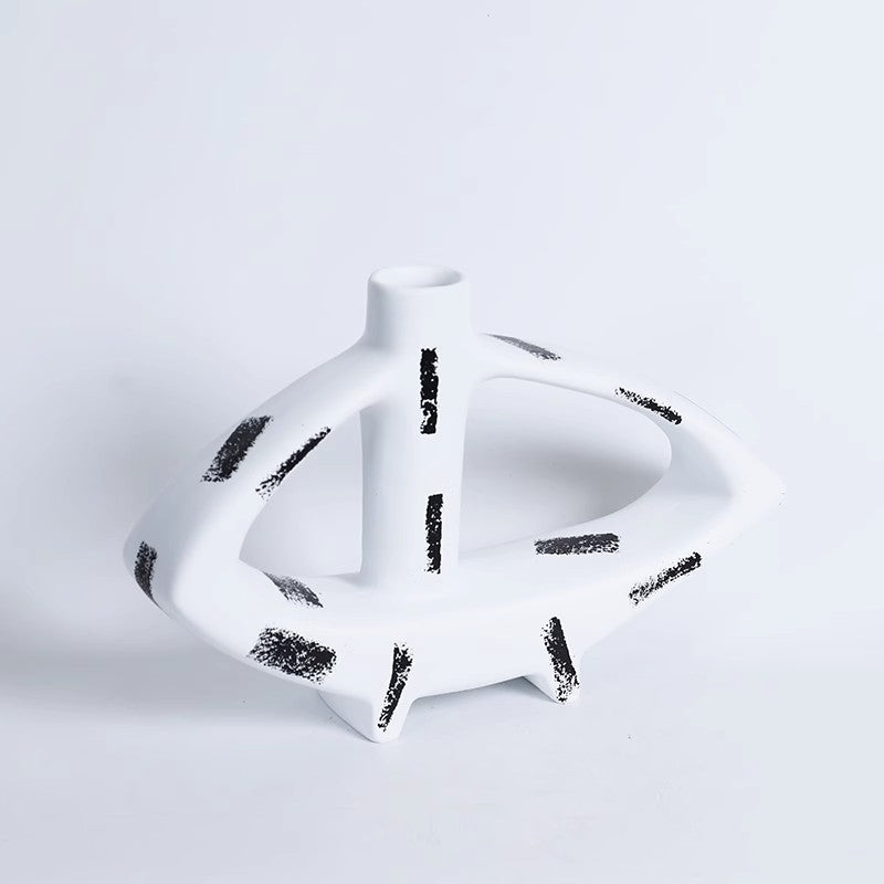 Modern Abstract Ceramic Sculpture