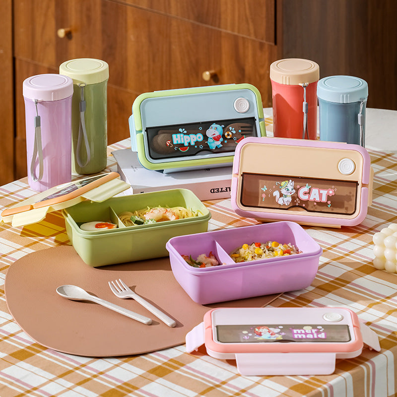 Whimsical Animal-Themed Bento Lunch Box