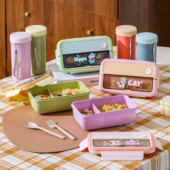 Whimsical Animal-Themed Bento Lunch Box