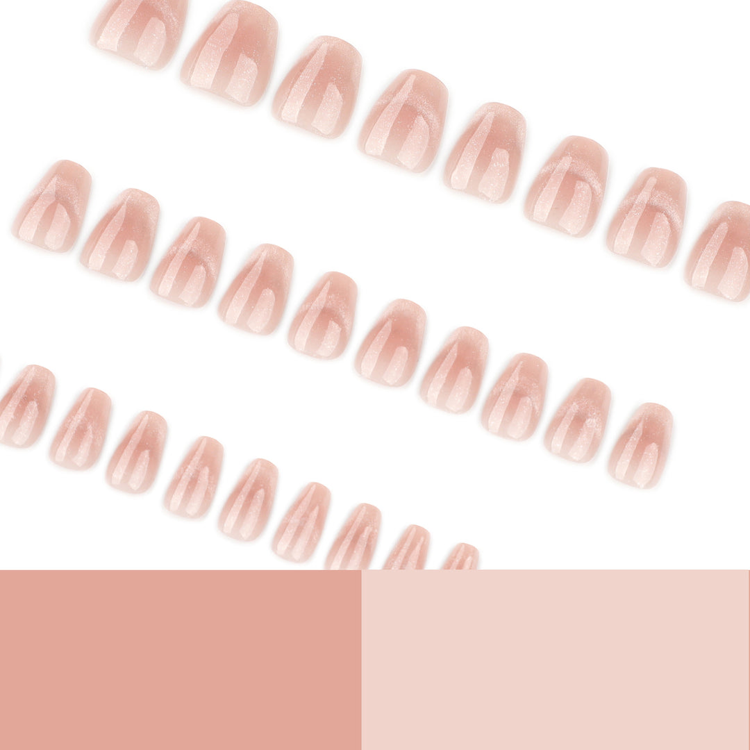 Elegant Nail Designs with Glitter and Gradient Kalsten