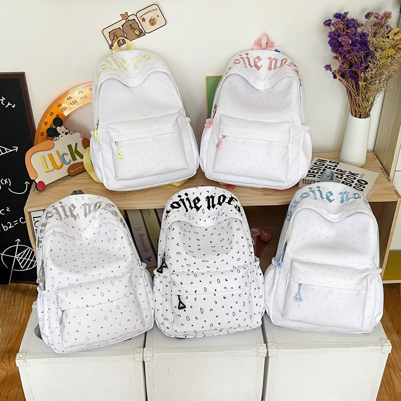 Playful Graphic Print Backpack Kalsten