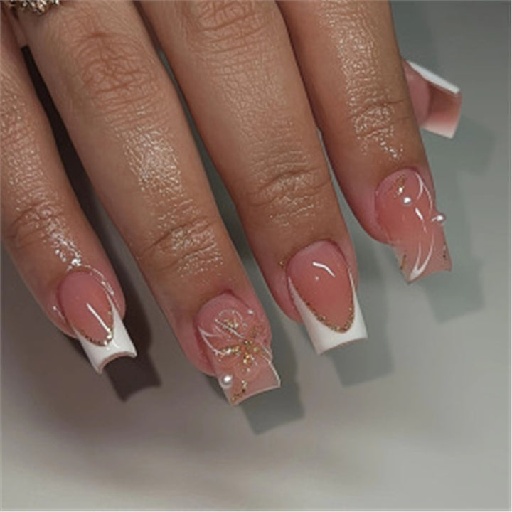 Artistic Press-On Nail Set with Premium Embellishments Kalsten