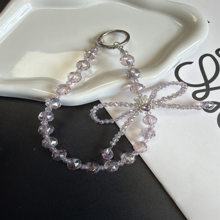 Elegant Crystal Beaded Charm Keychain Kalsten