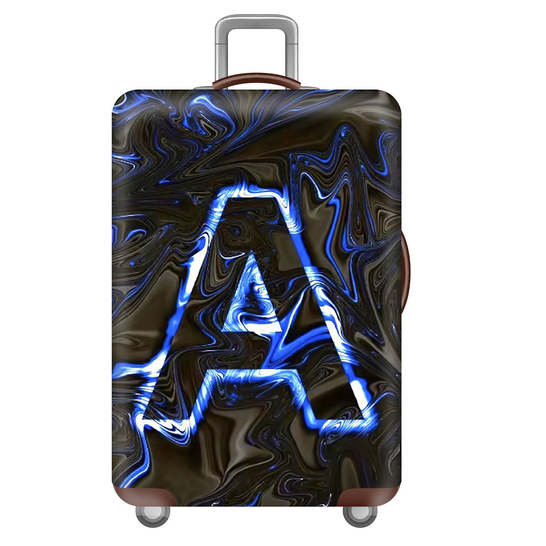 Unisex hard-shell travel suitcase in world travel design Kalsten