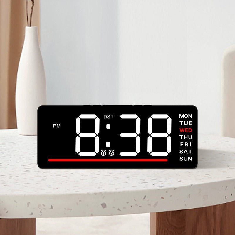 Digital clock with large LED display and multiple alarm functions Kalsten