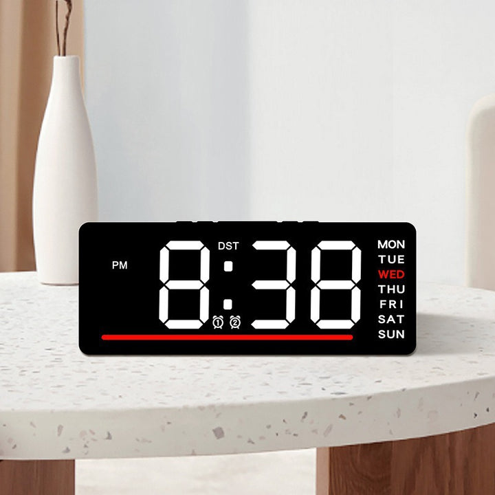 Digital clock with large LED display and multiple alarm functions Kalsten