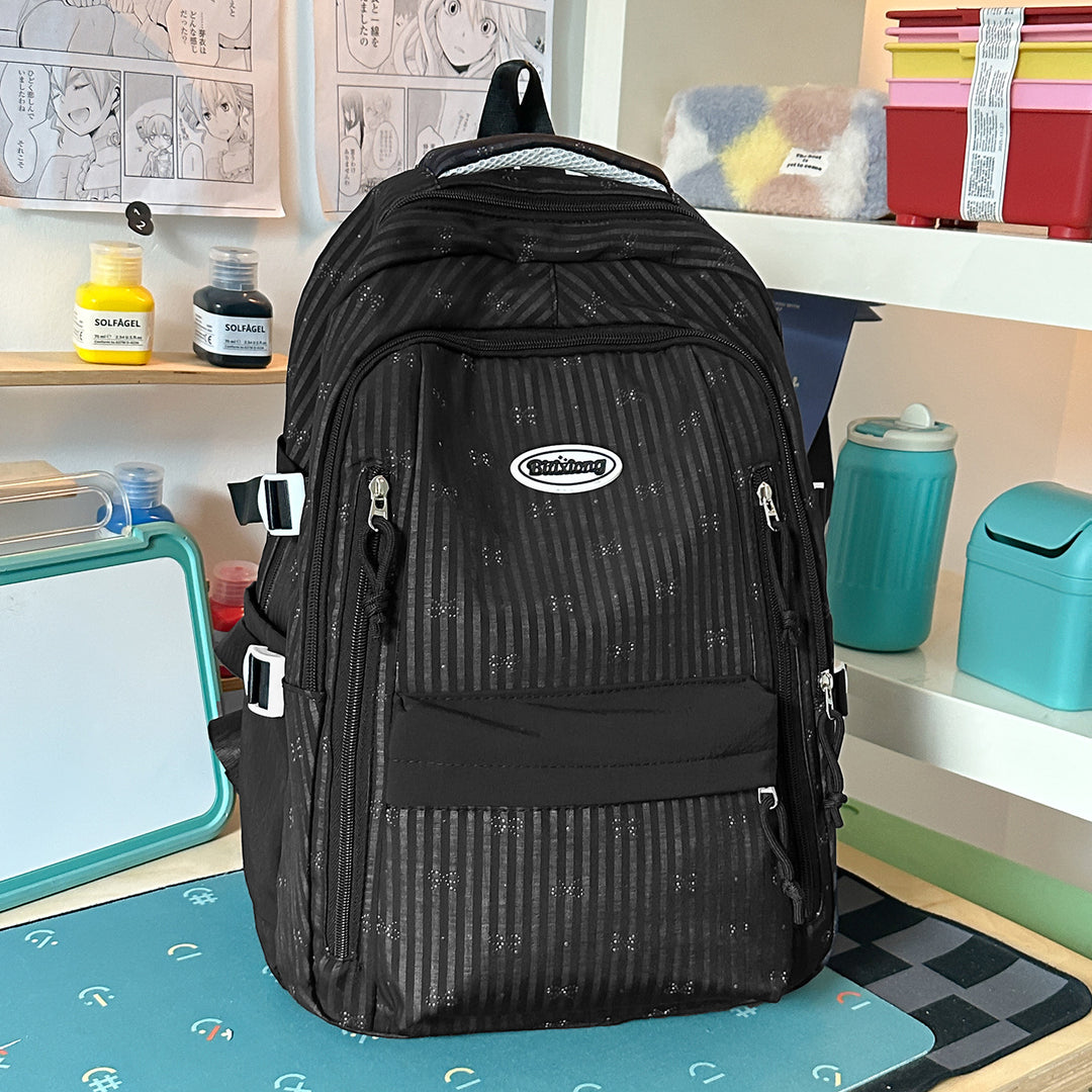 Stylish Striped Backpack Kalsten