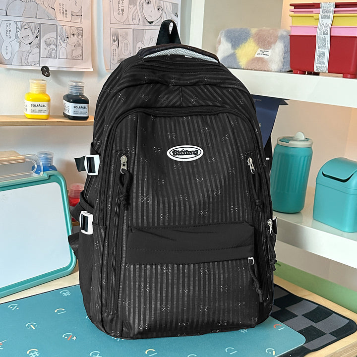 Stylish Striped Backpack Kalsten