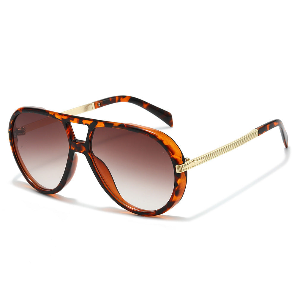 Oversized Aviator-Style Sunglasses Kalsten