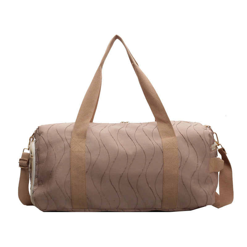 Elegant Embroidered Sports Duffel Bag Kalsten