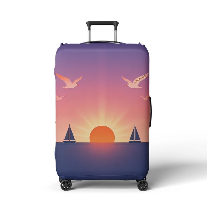 Women's suitcase cover with atmospheric landscape design Kalsten