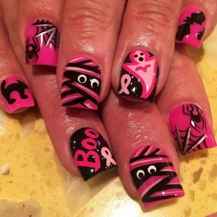 Creative Themed Press-On Nail Set Kalsten