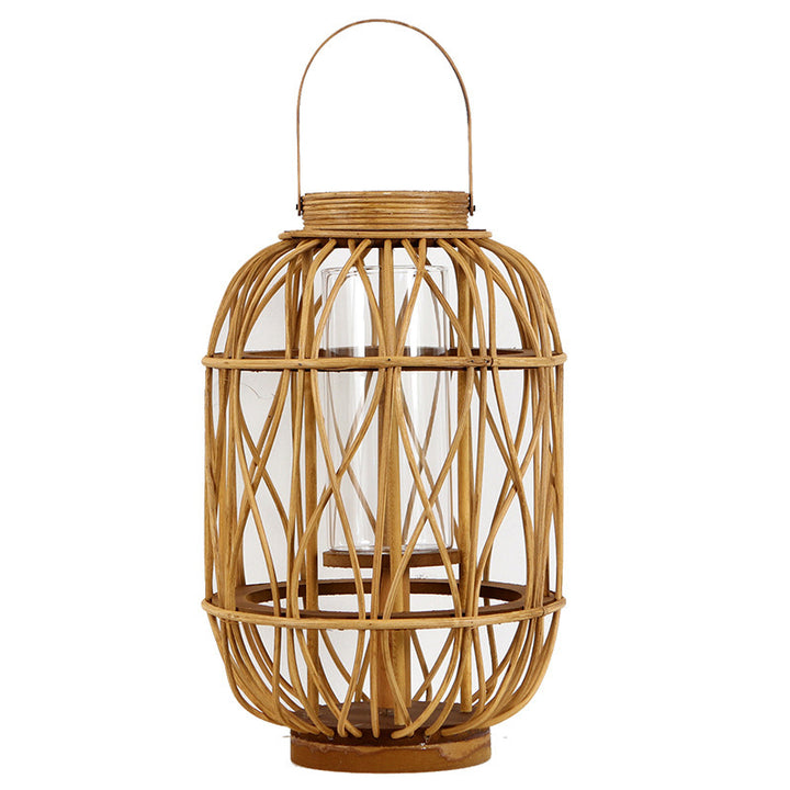 Elegant Handmade Lantern Made of Natural Materials Kalsten