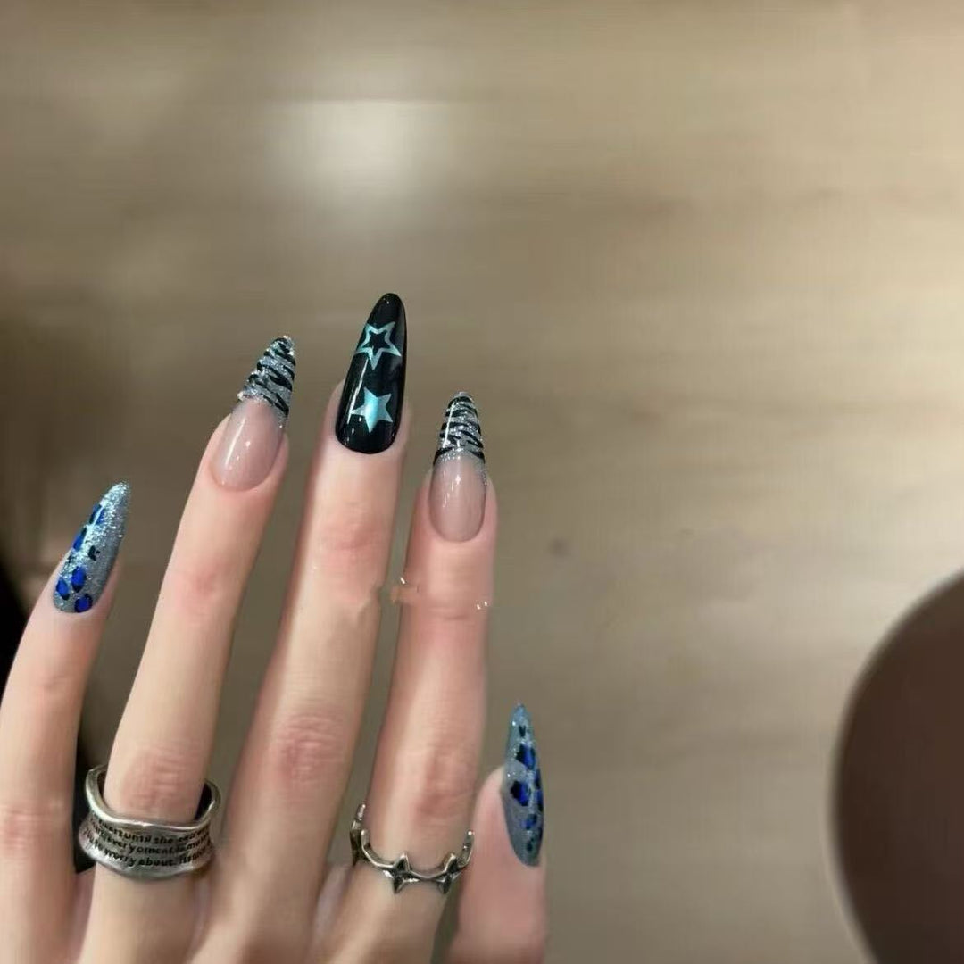 Glamorous Gel Nail Art Extensions Kalsten