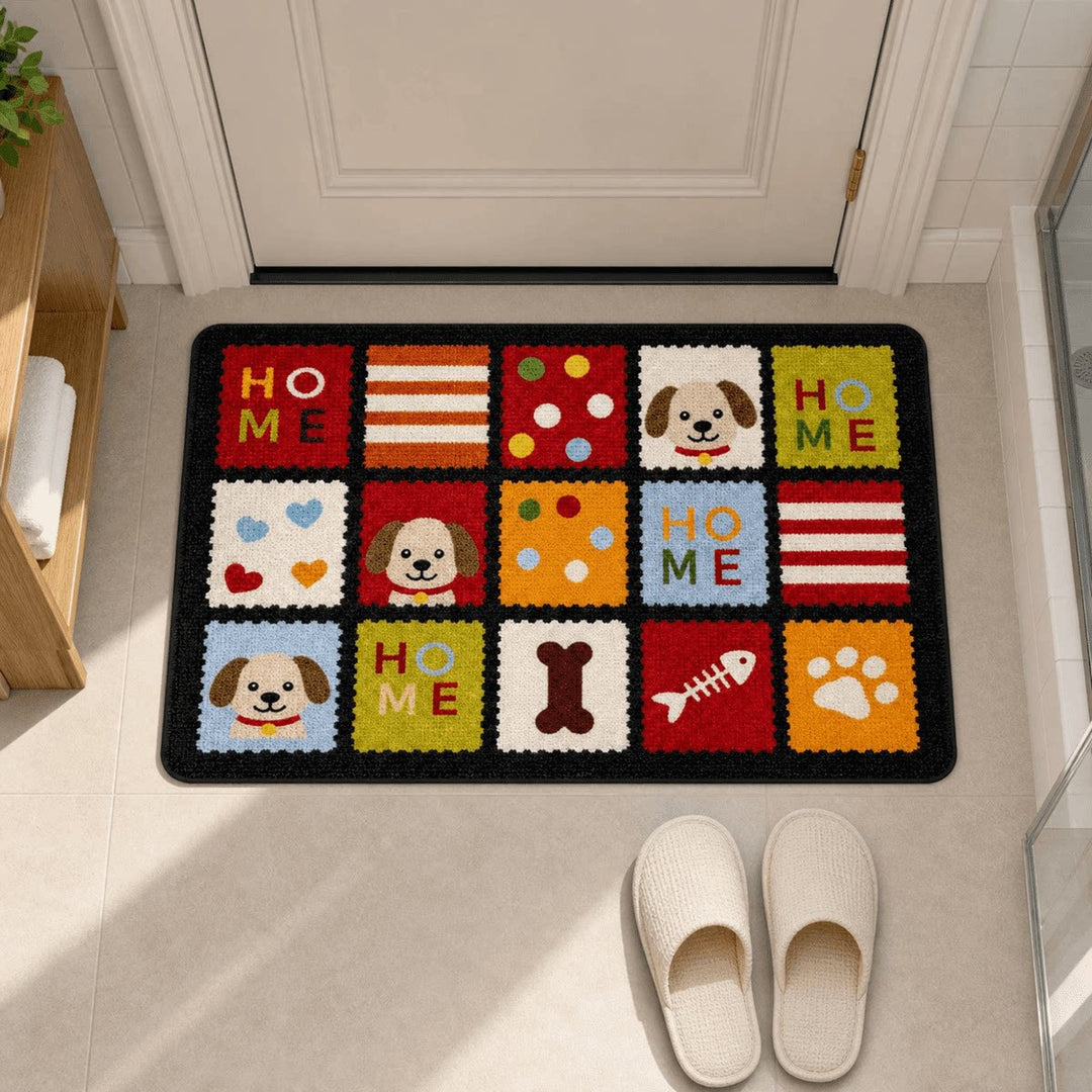 Playful Cartoon-Themed Area Rug