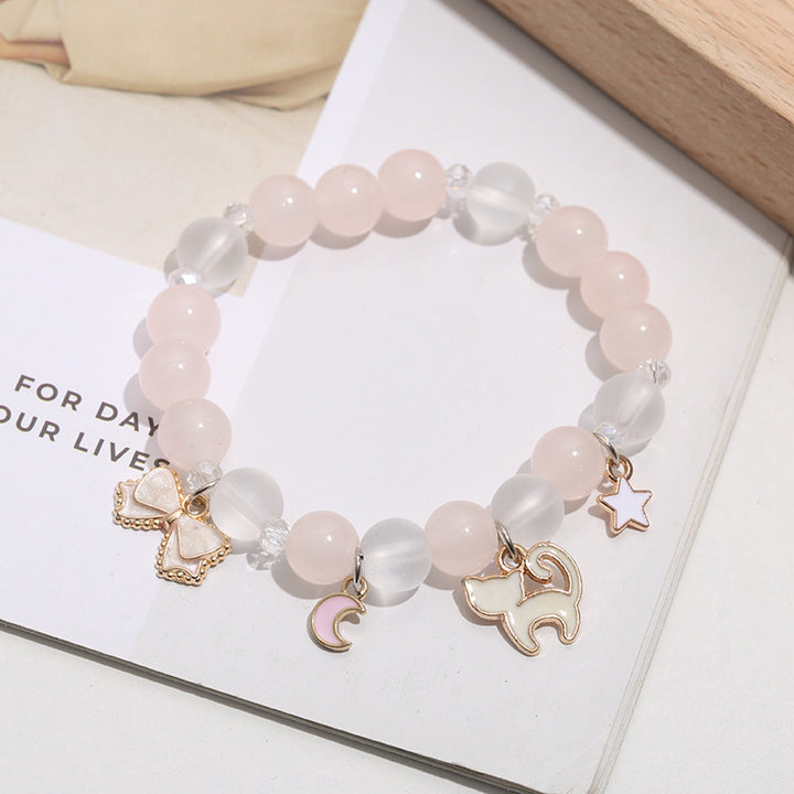 Butterfly Charm Beaded Bracelet Kalsten