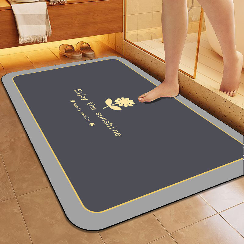 Absorbent Bath Mat with Non-Slip Backing