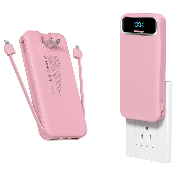 Powerbank with Integrated Charger and Lcd Display Kalsten