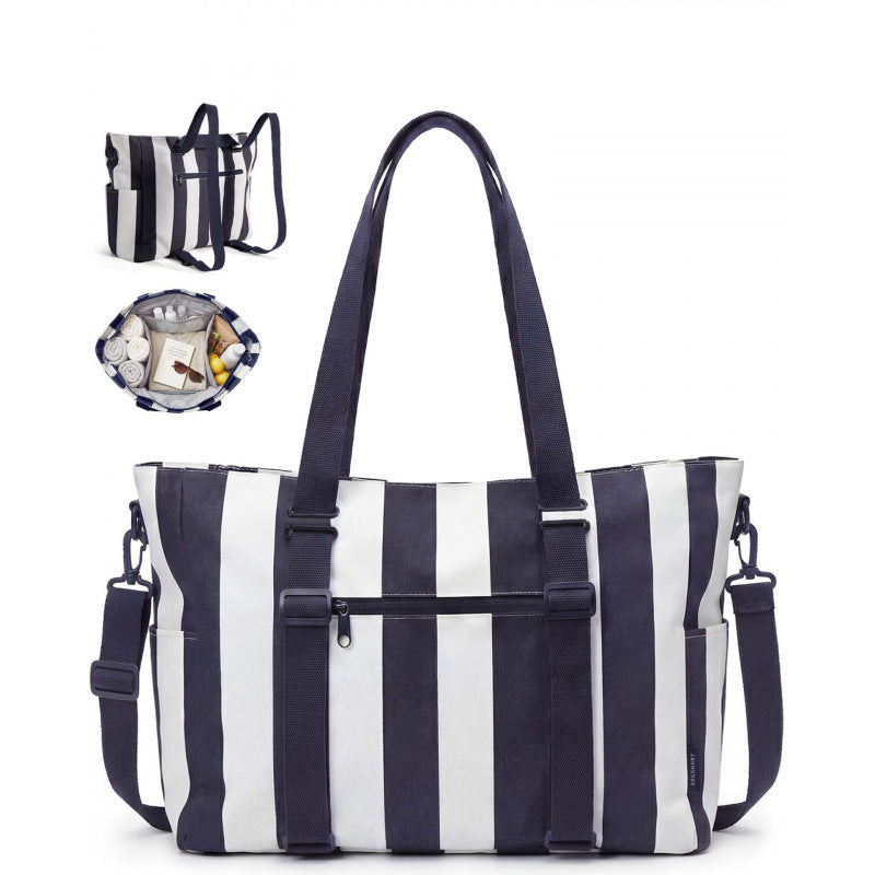 Fashionable tote bag with multifunctional compartments Kalsten
