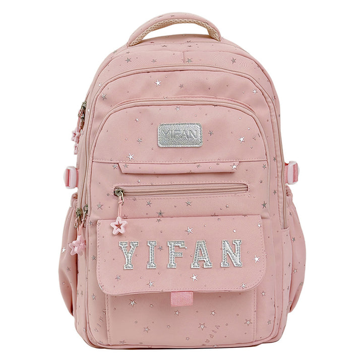Fun Star-Embellished School Backpack Kalsten
