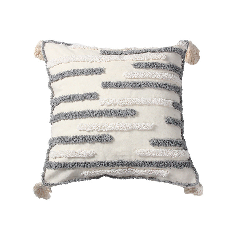 Structured Handwoven Accent Pillow