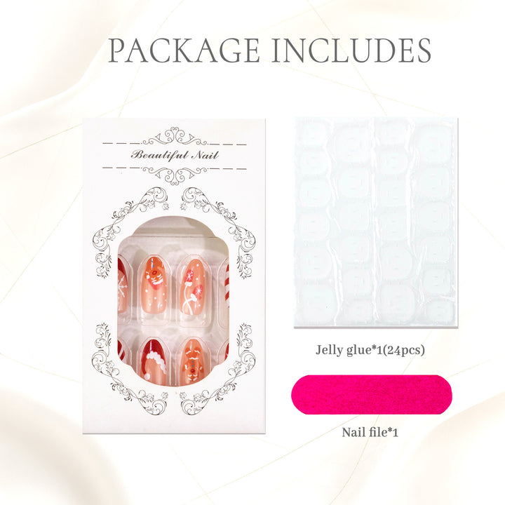Artistic Press-On Nail Set