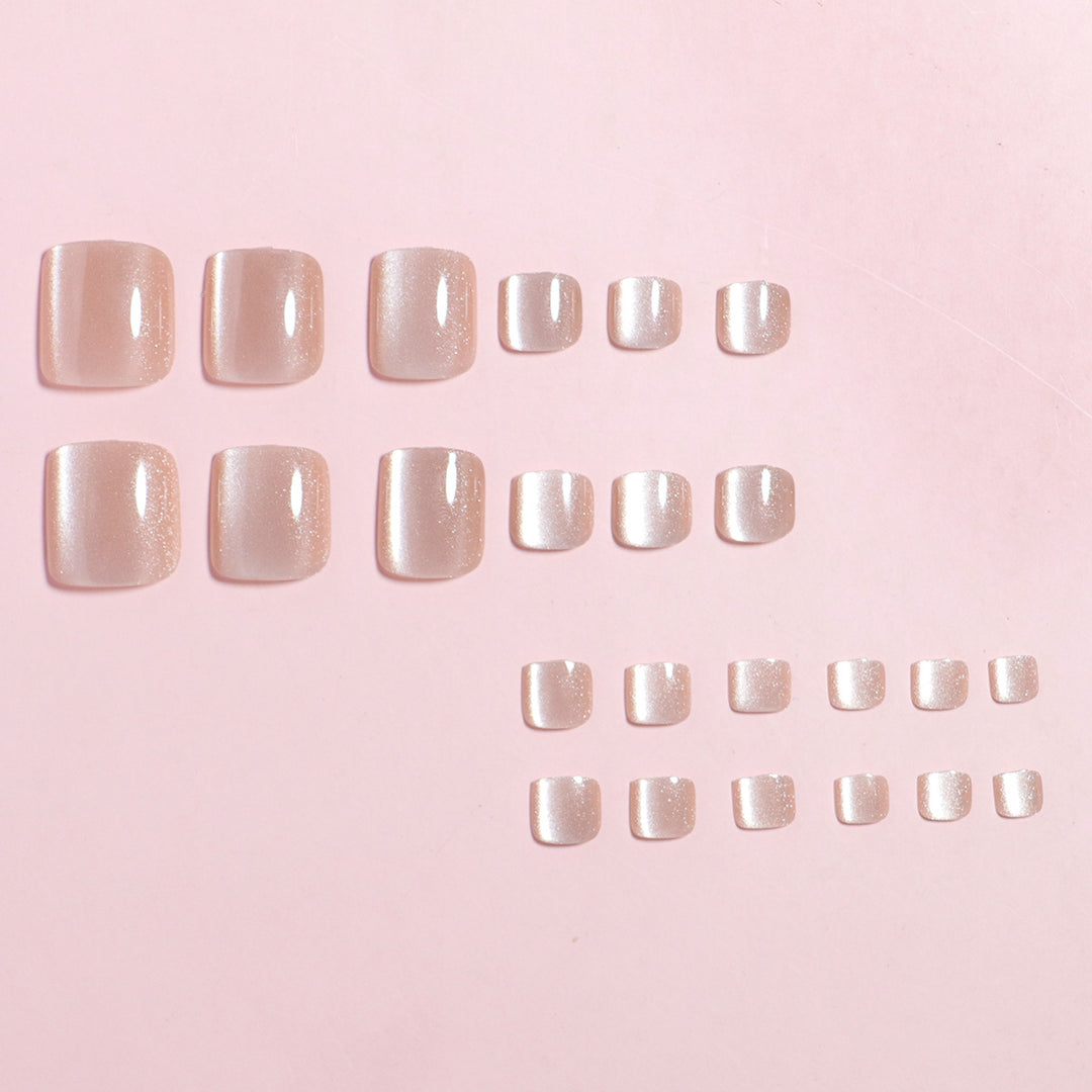 Premium Pedicure Press-On Toe Nails Kalsten