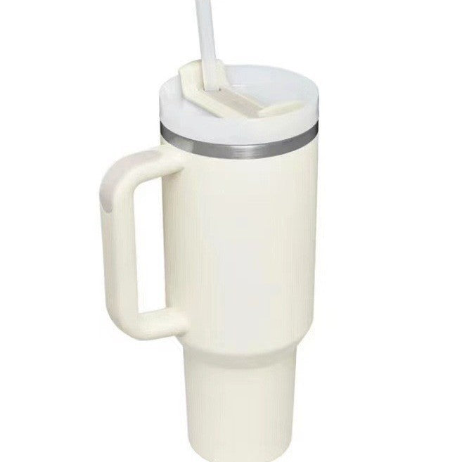 Ladies Insulated Mug with Handle and Practical Straw Kalsten