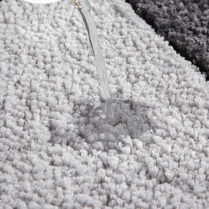 Textured Wave Pattern Bath Mat Kalsten