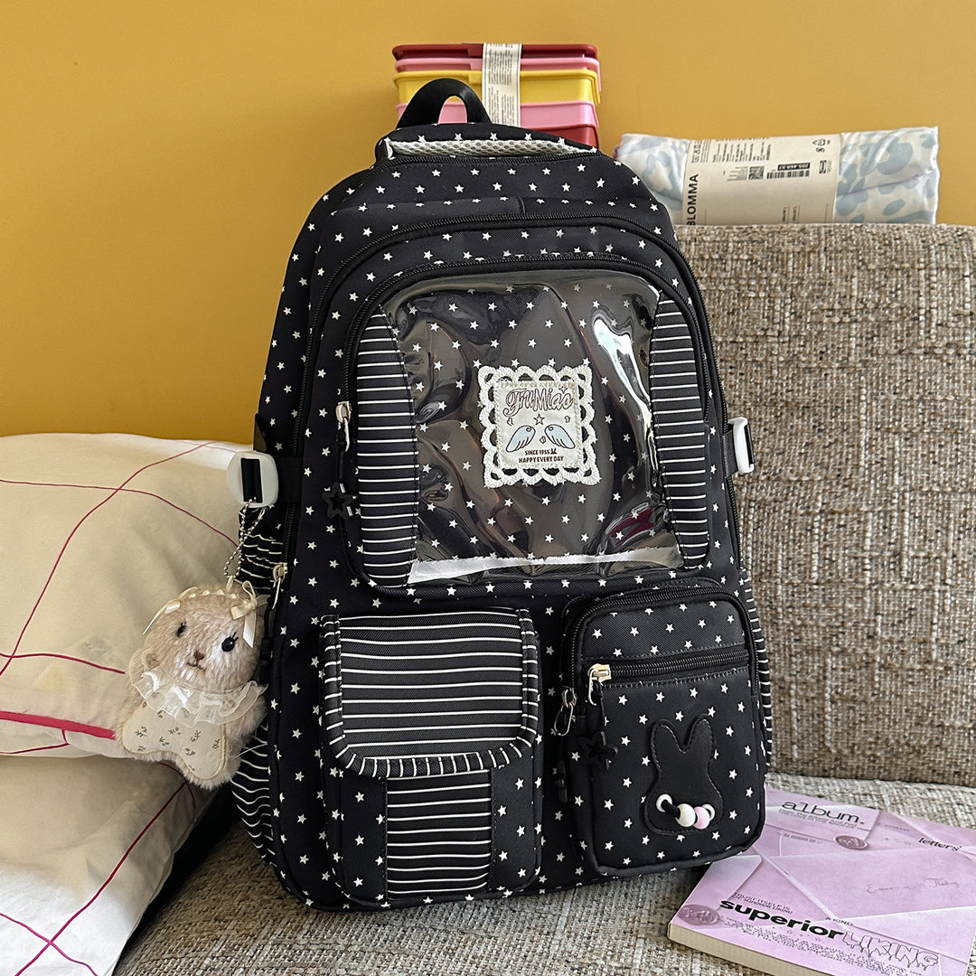Playful Bunny Ear School Backpack Kalsten