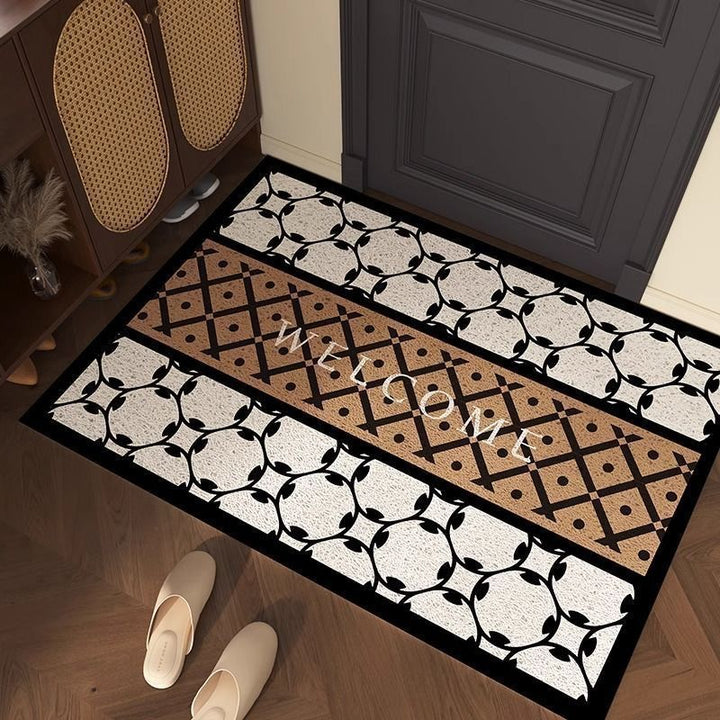 Decorative Geometric Shape Welcome Mat