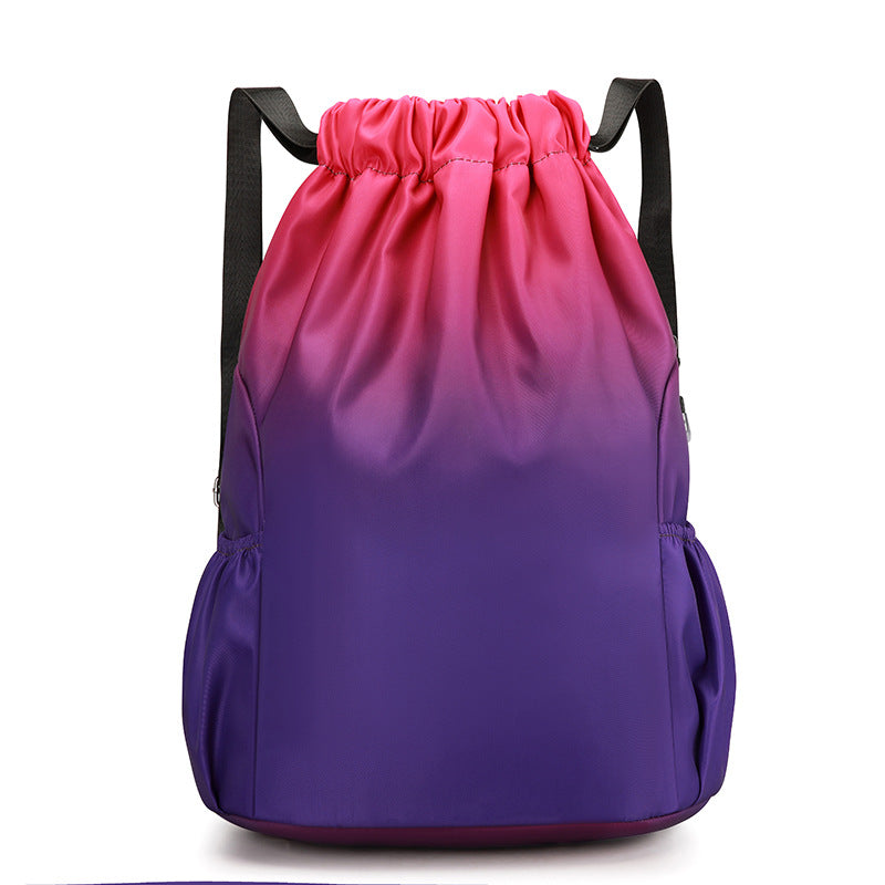 Gradient Lightweight Drawstring Backpack Kalsten