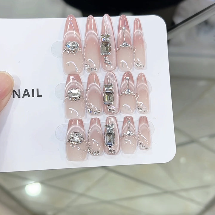 Decorative Acrylic Press-On Nail Design Set Kalsten